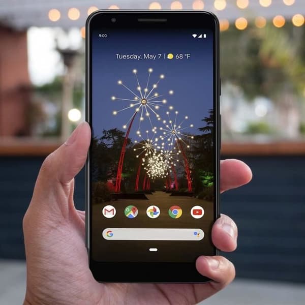 LCD-skärm - GOOGLE - Pixel 3A XL - Original pekskärm - 5,5 tum - Svart