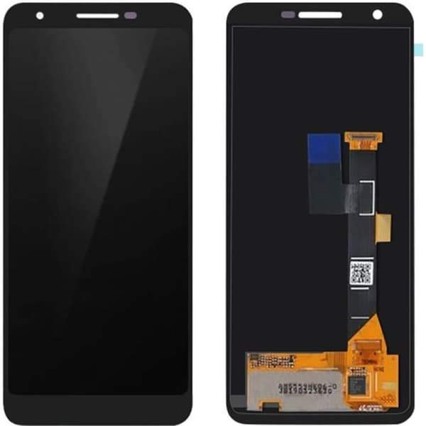 LCD-skärm - GOOGLE - Pixel 3A XL - Original pekskärm - 5,5 tum - Svart