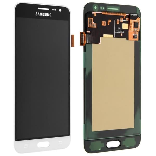 LCD-skärm - Samsung - Galaxy J3 - Original - Vit - Skärmbyte