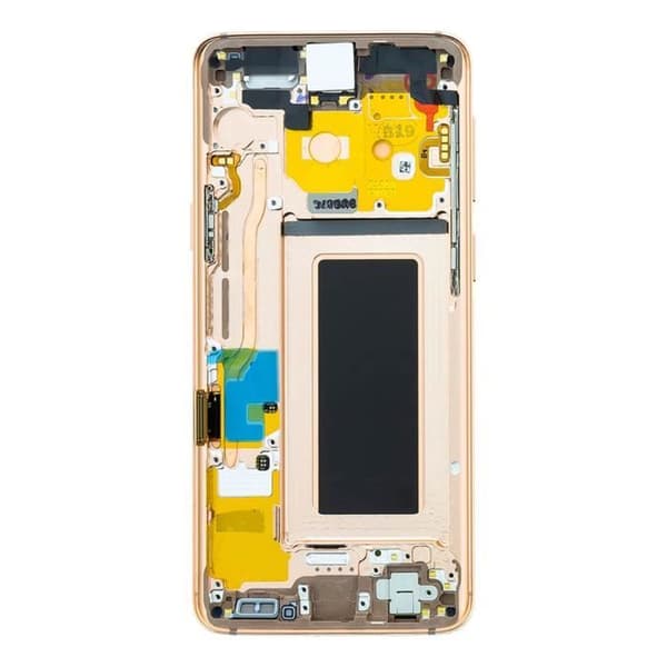Komplett Block Samsung Galaxy S9 Original Touch Glas LCD-skärm Gult Guld