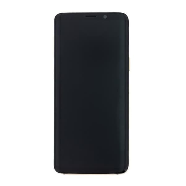 Komplett Block Samsung Galaxy S9 Original Touch Glas LCD-skärm Gult Guld