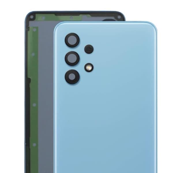 Batteri Cache - Samsung - Galaxy A32 5G - Blå - Reservdel - Inbyggd Lim