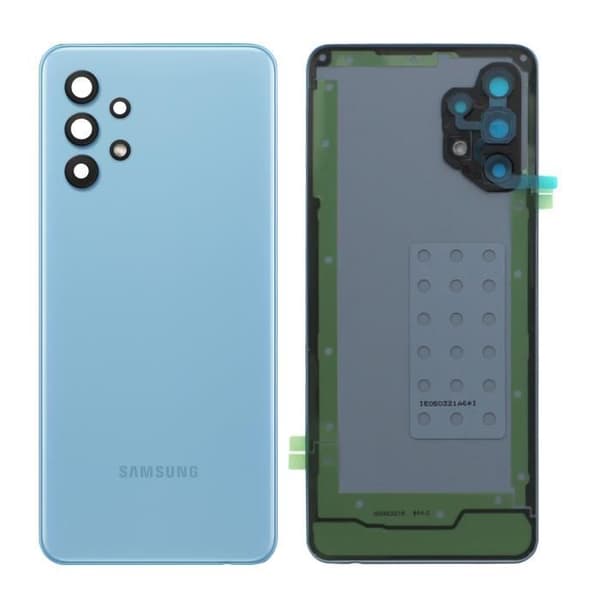 Batteri Cache - Samsung - Galaxy A32 5G - Blå - Reservdel - Inbyggd Lim