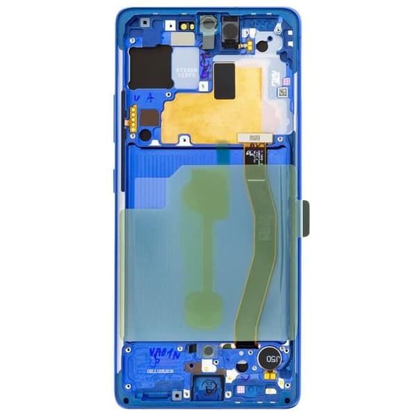 Komplett block Samsung Galaxy S10 Lite LCD-skärm Touchglas Original Blå