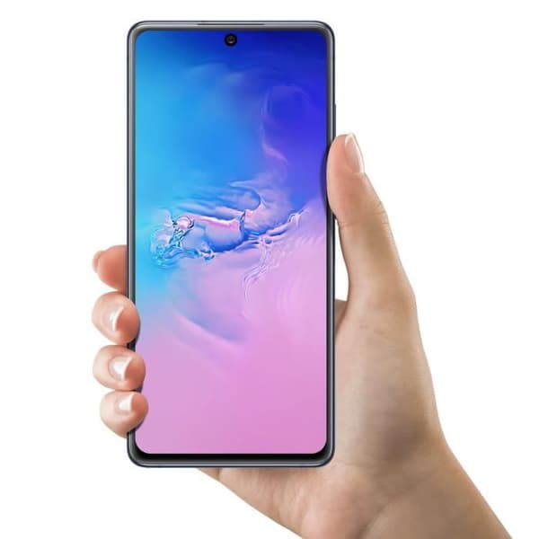 Komplett block Samsung Galaxy S10 Lite LCD-skärm Touchglas Original Blå