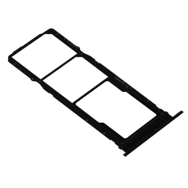 Honor 8A 2020 kortfack - AVIZAR - Svart utbyte - 2x Nano SIM och Micro SD