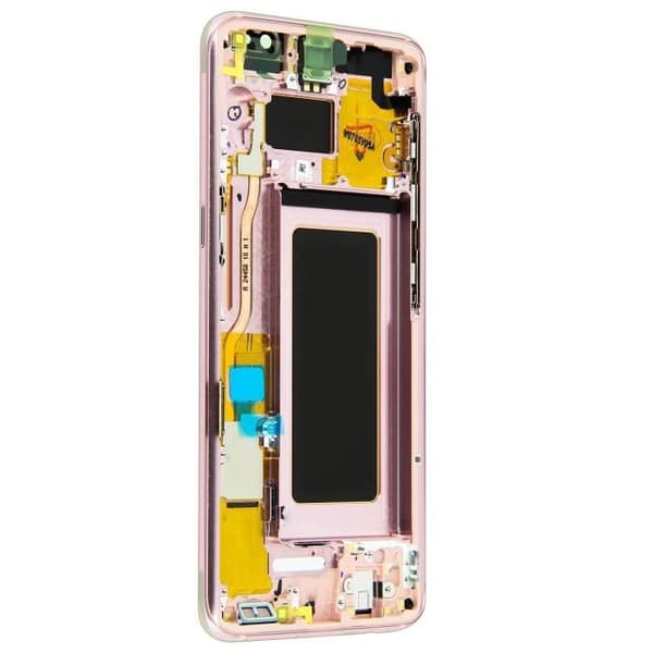 Samsung Galaxy S8 LCD-skärm Full Touch Block Original Samsung - rosa Rosa