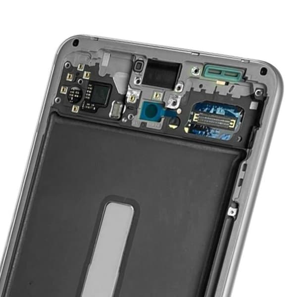 LCD-skärm - Samsung - Galaxy S21 FE - Original - Vit - 5,5 tum