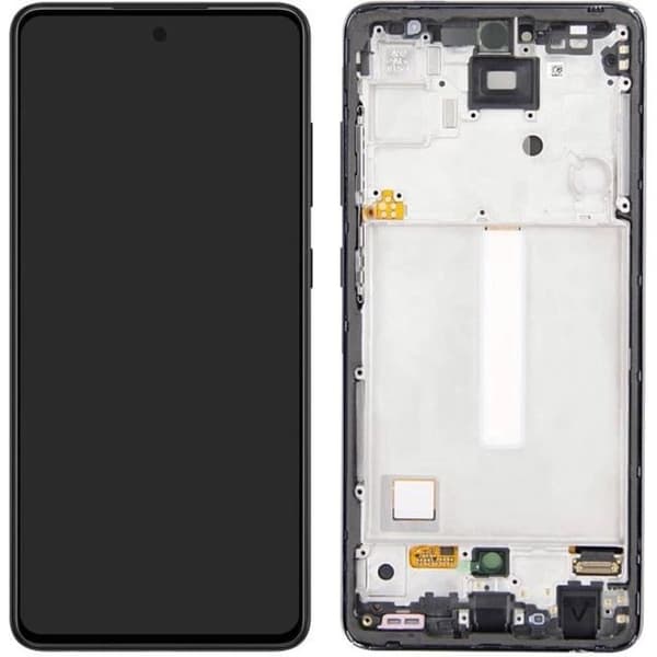 LCD-skärm - Samsung - Galaxy A52/A52s - Original - Svart - 5,5 tum