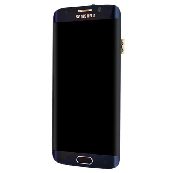 Komplett Block Samsung Galaxy S6 Edge LCD-skärm Touchglas Original Svart