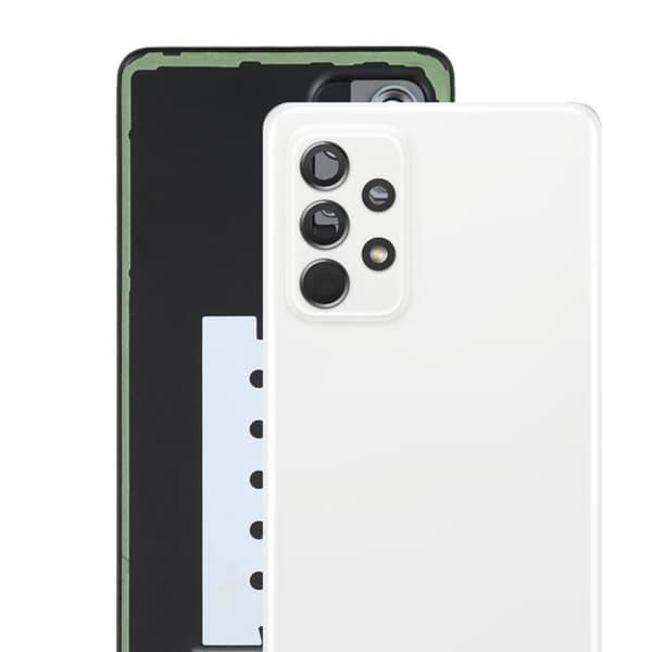 Batteri Cache - Samsung - Galaxy A52 - Vit - Reservdel - Integrerat Klistermärka