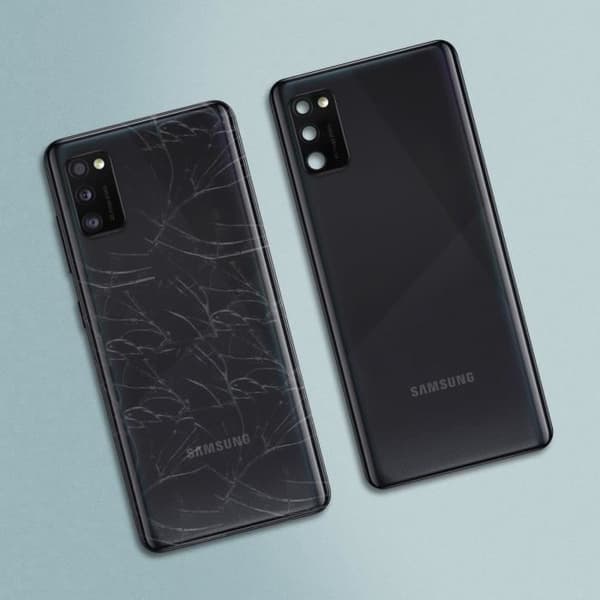 Samsung Galaxy A41 batteriskal Original Samsung svart bakskal