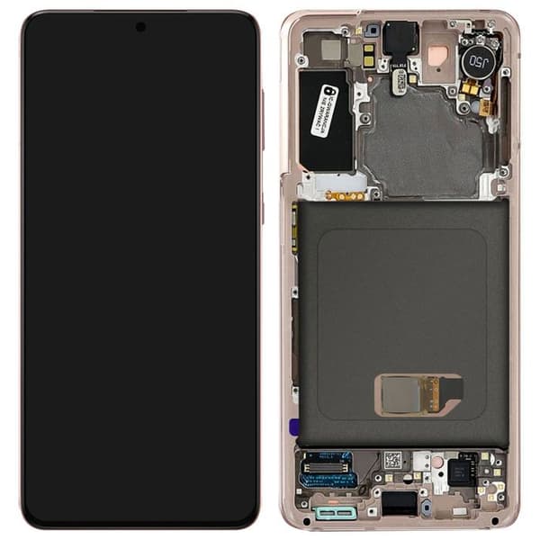 LCD-skärm - Samsung - Galaxy S21 - Original - Rosa - 6 tum