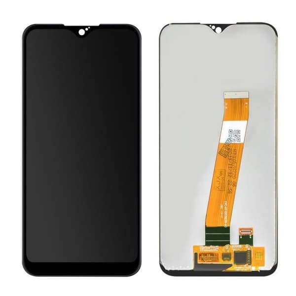 LCD-skärm - Samsung - Galaxy A01 - Original Touchglas - Svart - 5,5 tum