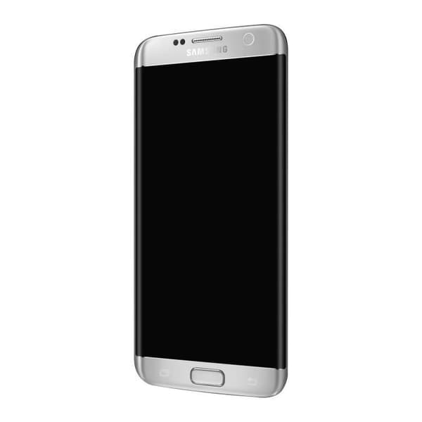 Komplett Block Samsung Galaxy S7 Edge LCD-skärm Touchglas Original Silver Grå