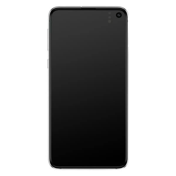 Komplett Block Samsung Galaxy S10 LCD Skärm Touchglas Original Vit