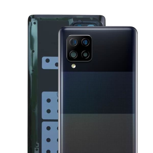 Batteriavsnitt - Samsung - Galaxy A42 5G - Svart - Reservdel - Inbyggt lim