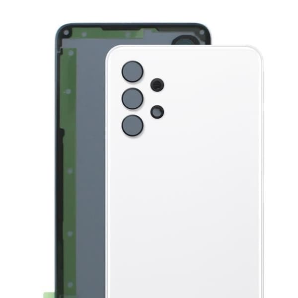 Batterikapacitet - Samsung - Galaxy A32 - Vit - Reservdel - Inbyggt lim