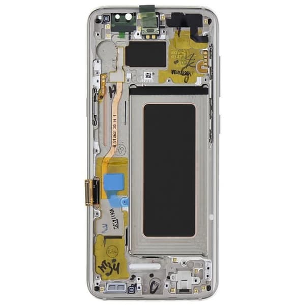Komplett Block Samsung Galaxy S8 Original Touch Glas LCD-skärm Gult Guld