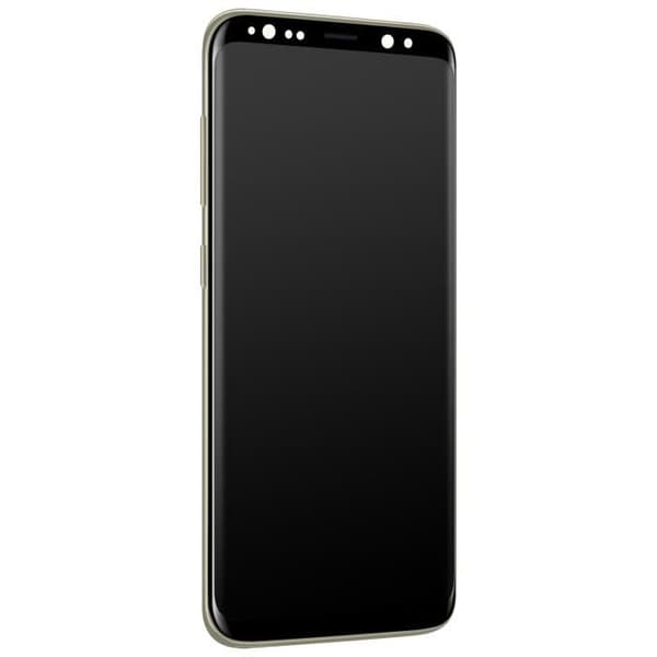 Komplett Block Samsung Galaxy S8 Original Touch Glas LCD-skärm Gult Guld