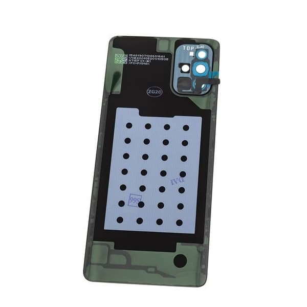 Cache Batteri - Samsung - Galaxy A71 - Svart Prism Crush - Förenklad Installation - Originaldelar