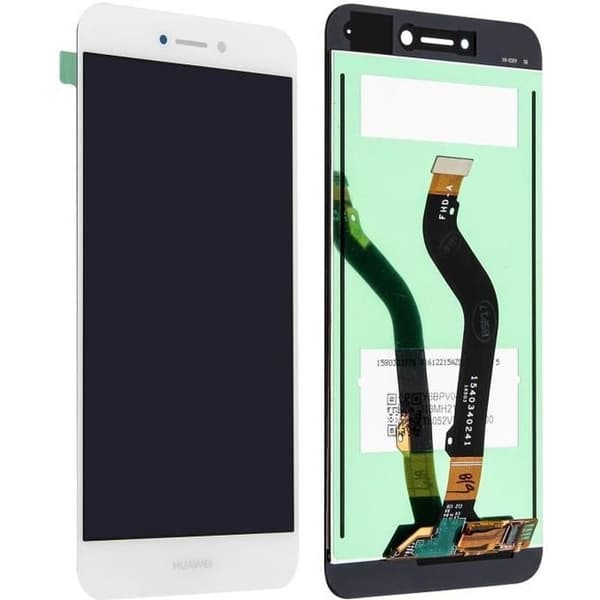 LCD-skärm - HUAWEI - P8 Lite 2017 / Honor 8 Lite - Beröringsglas - Vit - 5,2 tum