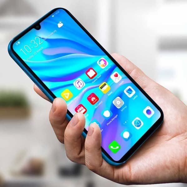 Komplett Block Huawei P30 Lite LCD Touch Screen Batteri 3340 mAh Original Blå