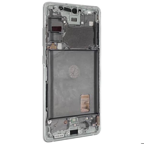 Komplett Block Samsung Galaxy S20 FE 4G LCD-skärm Touchglas Original Vit
