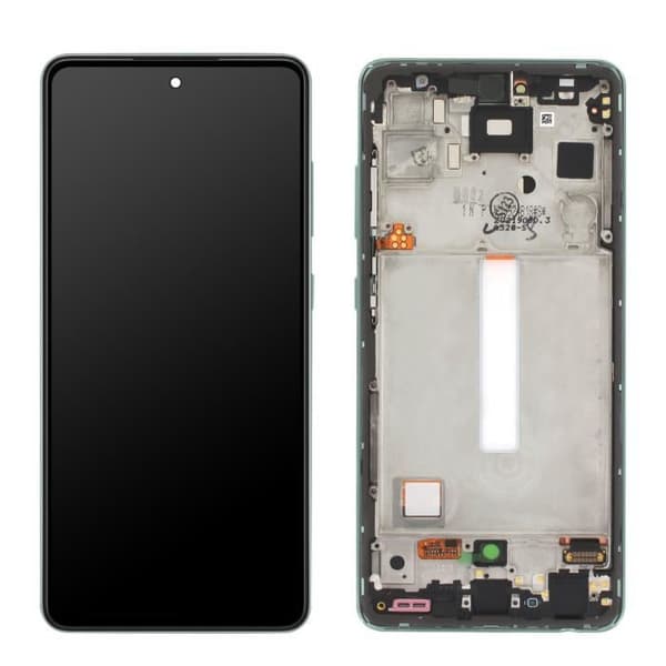 LCD-skärm - Samsung - Galaxy A52s - Original - Grön - 5,5 tum