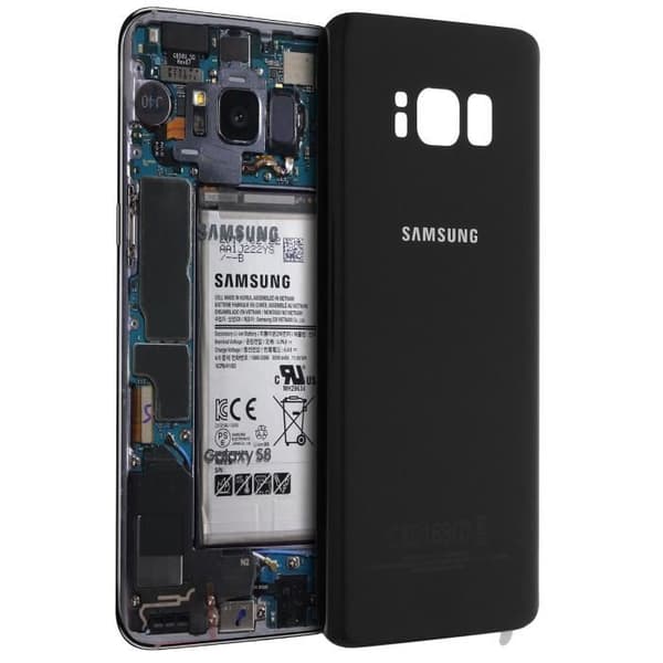 Batteri Fack - Samsung - Galaxy S8 Plus - Original - Svart - 20 g