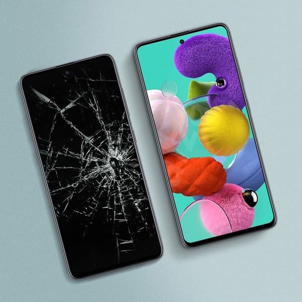 Komplett block Samsung Galaxy A41 LCD-skärm Touchglas Original Svart