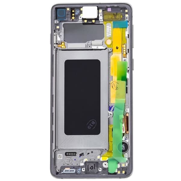 Komplett Block Samsung Galaxy S10 LCD Skärm Touchglas Original Svart