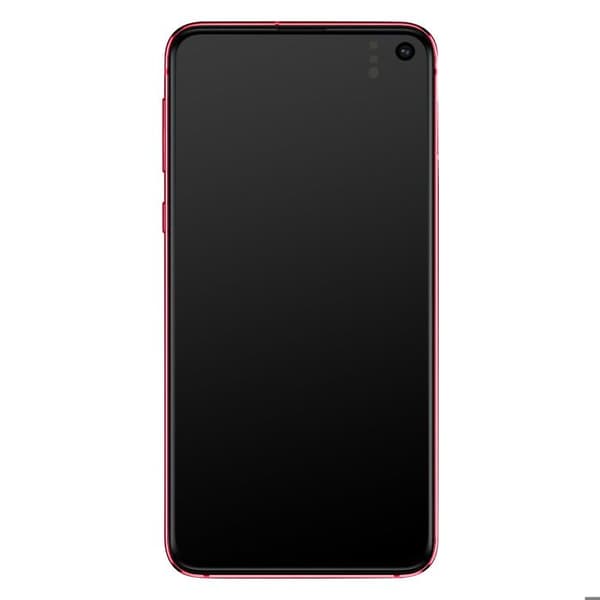 Komplett block Samsung Galaxy S10 LCD-skärm Original touchglas röd