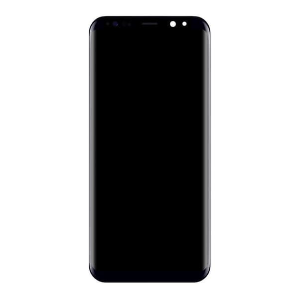 Kompaktblock Samsung Galaxy S8 LCD-skärm Original Touchglas Lila