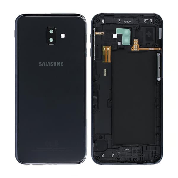 Samsung Galaxy J6 Plus (SM-J610FN) Baksida Original - Svart