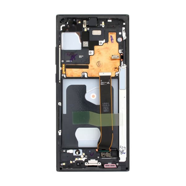Samsung Galaxy Note 20 Ultra 5G (SM-N986B) Skärm med LCD Display Original - Svart