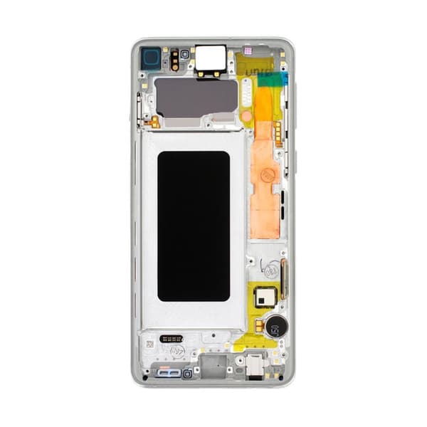 Samsung Galaxy S10 Skärm med LCD Display Original - Vit