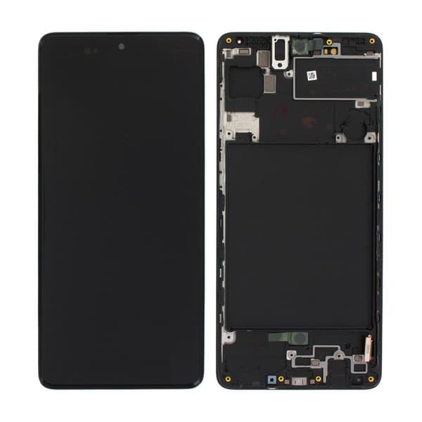 Samsung Galaxy A71 (SM-A715F) LCD Skärm med Display Original - Svart