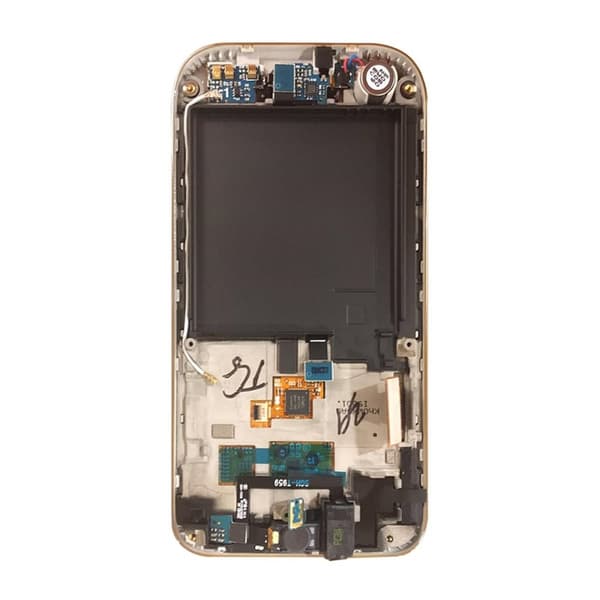 Samsung Galaxy S Plus (GT-I9001) Skärm med LCD Display Original - Keramik Vit
