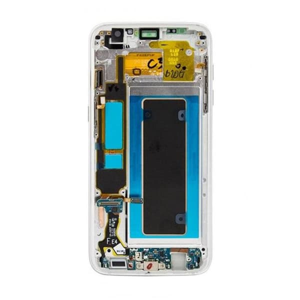 Samsung Galaxy S7 Edge (SM-G935F) Skärm/Display Original - Vit