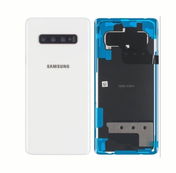 Samsung Galaxy S10 Plus (SM-G975F) Baksida Original - Keramik Vit