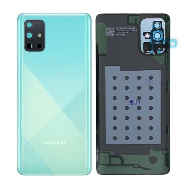 Samsung Galaxy A71 (SM-A715F) Baksida Original - Blå