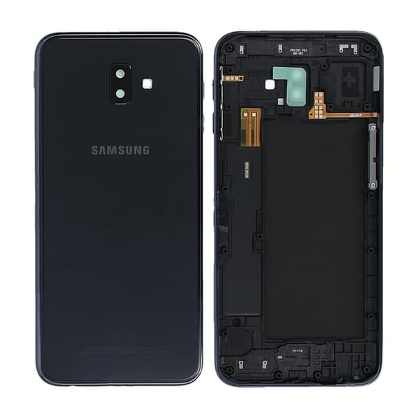 Samsung Galaxy J6 Plus (SM-J610FN) Baksida Original - Svart