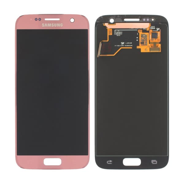Samsung Galaxy S7 (SM-G930F) Skärm med LCD Display Original - Rosa Guld