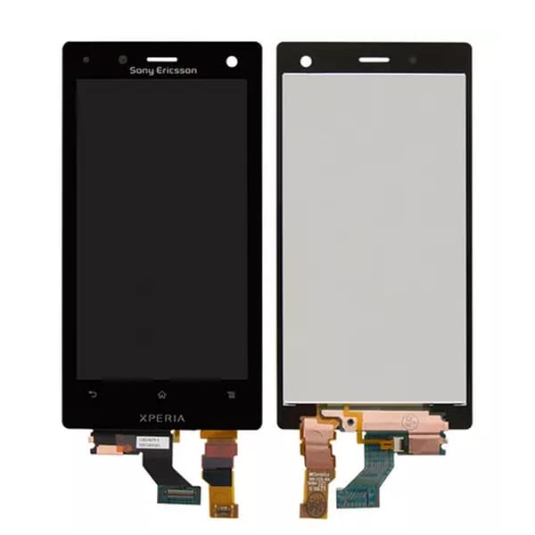 Sony Xperia Acro S LT26W Skärm/Display - Svart
