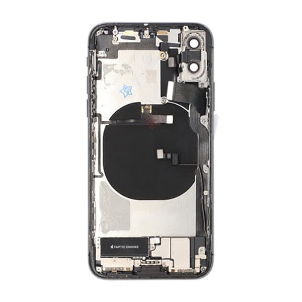 iPhone X Baksida med Komplett Ram - Svart