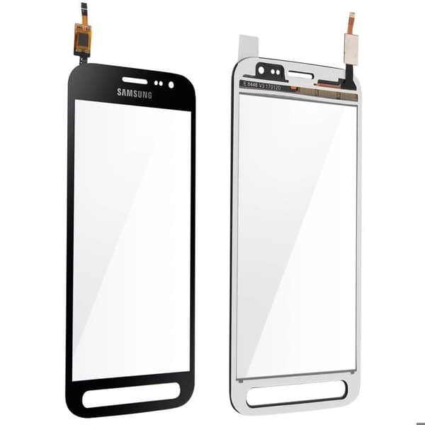 Ekran Beröringskänslig Galaxy Xcover 4 Ersättningsglas Svart Ram
