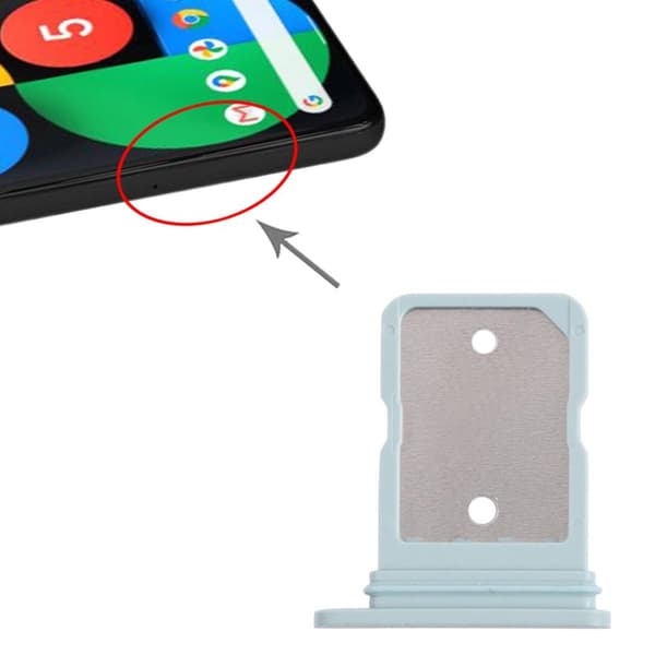 Google Pixel 5A Simkortshållare - Grön