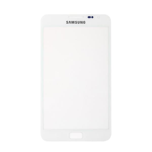 Skärmglas med vit front + klister för Samsung Galaxy Note N7000