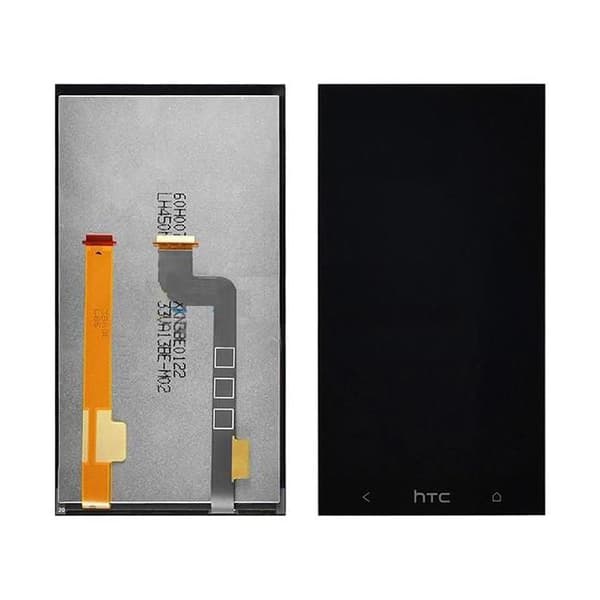 Retina LCD-takskärm svart för HTC Desire 601